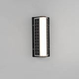Sleek Solar-Powered Waterproof Acrylic Long-Strip LED Outdoor Wall Sconce Lamp