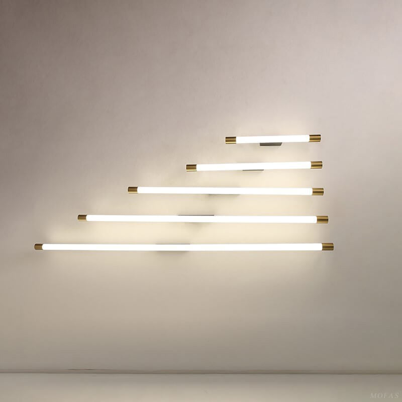 Sleek Modern Minimalist Vanity Wall Sconce — Slim Tube PC LED Lamp