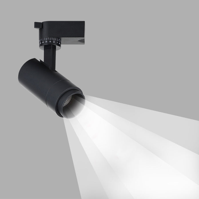 Sleek Modern Minimalist Adjustable Dimmable Spotlight Track Lighting – Tubular LED Flush-Mount, 3/4/5-Light Options for Living Room