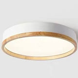 Elegant Macaron-Style Round Acrylic LED Flush-Mount Ceiling Light