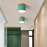 Chic Scandinavian Macaroon Solid Color LED Flush-Mount Ceiling Light