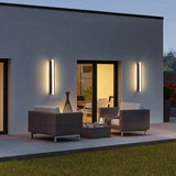 Modern Long Acrylic Solar LED Wall Light – Waterproof Outdoor Garden Lighting