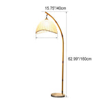 Retro Zen Simulated Bamboo Pole Floor Lamp – 1-Light Standing Lamp