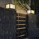 Solar Square Post Cap Light - Outdoor Waterproof Patio Lighting