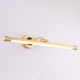 Modern Luxury Long-Copper LED Vanity Light with Acrylic Finish – Wall Sconce Lamp