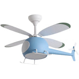 Charming Cartoon Aircraft LED Ceiling Fan Light with Downrods