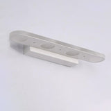 Modern White Oval Acrylic Vanity Light – Long Sleek Wall Sconce Lamp (4- or 6-Light)