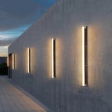 Modern Long Acrylic Solar LED Wall Light – Waterproof Outdoor Garden Lighting
