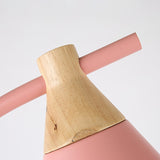 Nordic-Inspired Macaron Cone Shade 1-Light Floor Lamp
