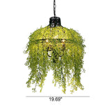 Creative Plant Vine 3-Light Chandelier – Decorative Indoor Lighting Fixture