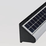 Sleek Solar-Powered Waterproof Acrylic Long-Strip LED Outdoor Wall Sconce Lamp