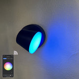 Modern Industrial Aluminum Adjustable LED Spotlight Wall Sconce — Waterproof Outdoor Patio Lighting