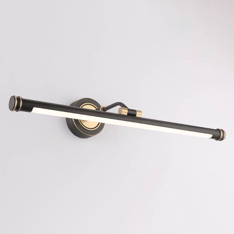 Modern Luxury Long-Copper LED Vanity Light with Acrylic Finish – Wall Sconce Lamp