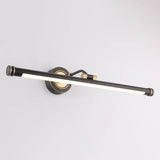 Modern Luxury Long-Copper LED Vanity Light with Acrylic Finish – Wall Sconce Lamp