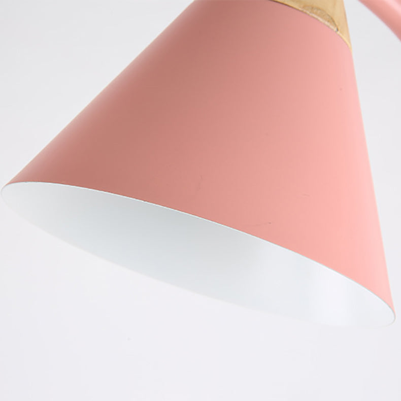 Nordic-Inspired Macaron Cone Shade 1-Light Floor Lamp