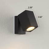Modern Outdoor Waterproof Square LED Spotlight with Adjustable Angle – Garden Wall Sconce Lamp