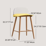 Sleek Modern Minimalist Rectangular Carbon Steel Bar Stool with Plastic Backrest for Dining Room