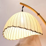 Retro Zen Simulated Bamboo Pole Floor Lamp – 1-Light Standing Lamp