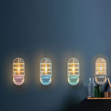 Sleek Contemporary Industrial Aluminum Round Cage 1-Light Waterproof Wall Sconce for Entryway