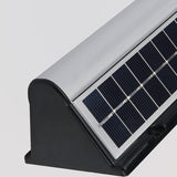 Sleek Solar-Powered Waterproof Acrylic Long-Strip LED Outdoor Wall Sconce Lamp