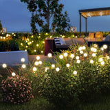 Modern Solar Firefly LED Garden Light – Waterproof ABS, Ground-In Lawn Landscape Lighting