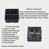 Modern Art Deco Solar Lantern Ball: Waterproof Fabric LED String Lights for Outdoor Patio & Landscape