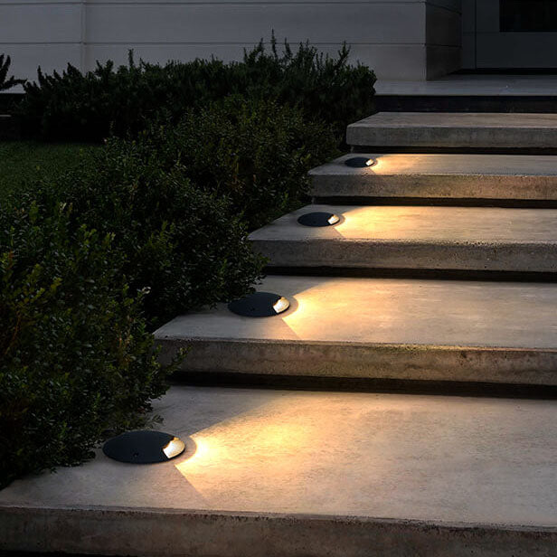 Modern Minimalist Waterproof LED In-Ground Landscape Light for Outdoor Spaces