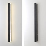 Retro Outdoor LED Wall Sconce Lamp - Waterproof Rectangular Strip Light