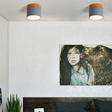 Chic Scandinavian Macaroon Solid Color LED Flush-Mount Ceiling Light