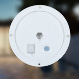 Solar-Powered Waterproof PE Sphere LED Outdoor Lawn Light - Decorative Garden Accent