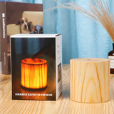Creative Wooden LED Touch Night Light Table Lamp