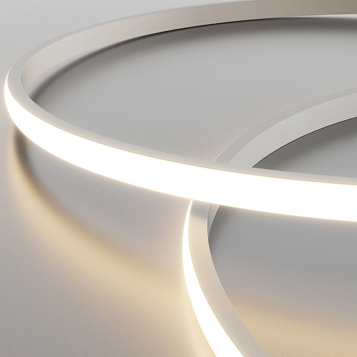 Nordic Modern Star Moon Round Aluminum LED Flush-Mount Ceiling Light