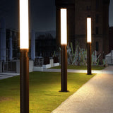 Lipstick-Inspired Modern Acrylic LED Outdoor Floor Lamp – Waterproof, Creative Lawn Lighting
