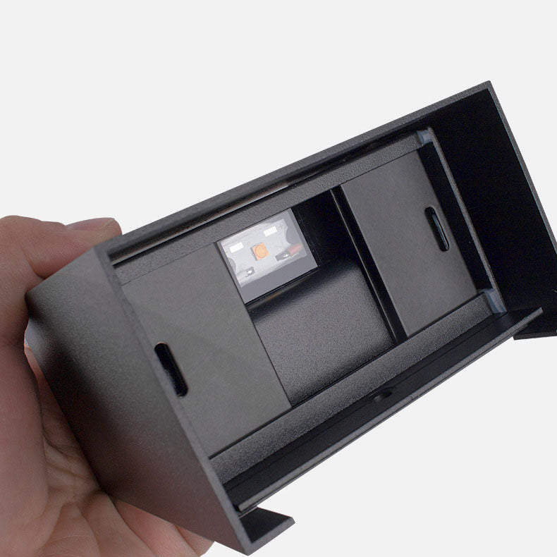Sleek Modern Solid-Color Aluminum Square LED Outdoor Wall Sconce – Waterproof, Energy-Efficient Outdoor Lighting
