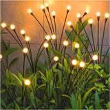 Modern Solar Firefly LED Garden Light – Waterproof ABS, Ground-In Lawn Landscape Lighting