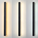 Retro Outdoor LED Wall Sconce Lamp - Waterproof Rectangular Strip Light