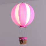 Scandinavian Modern 1-Light Hot Air Balloon Pendant Light, Iron & Acrylic
