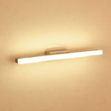 Nordic Minimalist Wooden Long-Strip Vanity Light – LED Wall Sconce Lamp