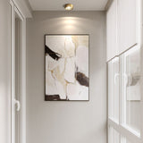 Nordic Light Luxury All-Copper Ultra-Thin LED Flush-Mount Ceiling Light