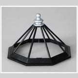 Creative Solar Rotating Tower LED Garden Light – Resin Landscape Decor for Yard & Patio