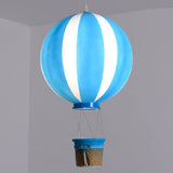 Scandinavian Modern 1-Light Hot Air Balloon Pendant Light, Iron & Acrylic