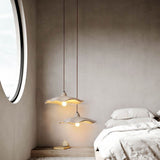 Japanese Vintage Flower-Shaped Cement Lampshade Island Light Chandelier - 1/2/3-Light