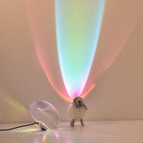 Creative Crystal Projection LED Table Lamp with Angel Eye Design