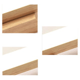Nordic Minimalist Wooden Long-Strip Vanity Light – LED Wall Sconce Lamp