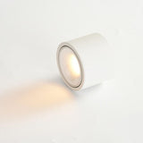 Sleek Modern Round LED Spotlight Flush Mount Ceiling Light, Adjustable