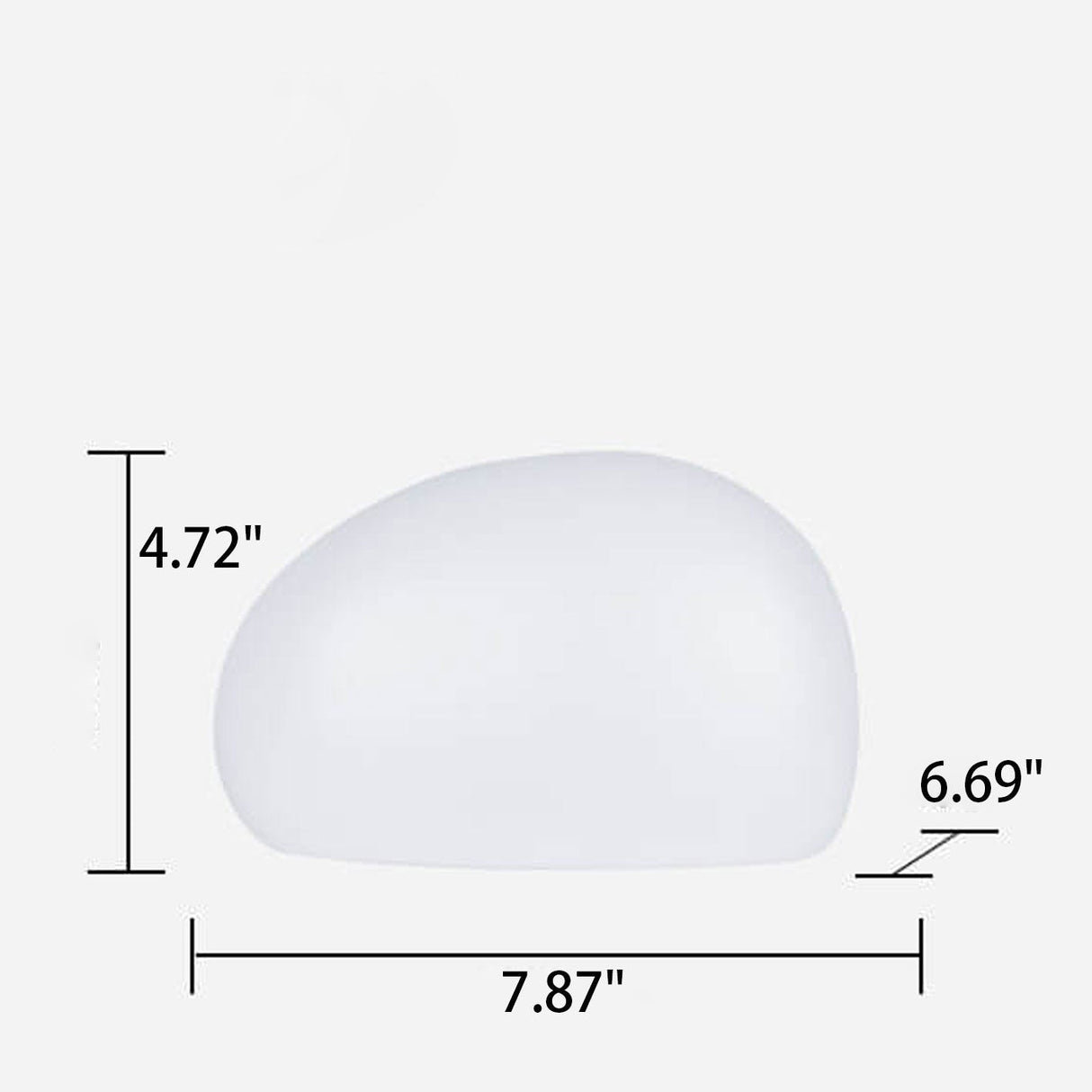 Solar-Powered Waterproof PE Sphere LED Outdoor Lawn Light - Decorative Garden Accent