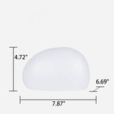 Solar-Powered Waterproof PE Sphere LED Outdoor Lawn Light - Decorative Garden Accent