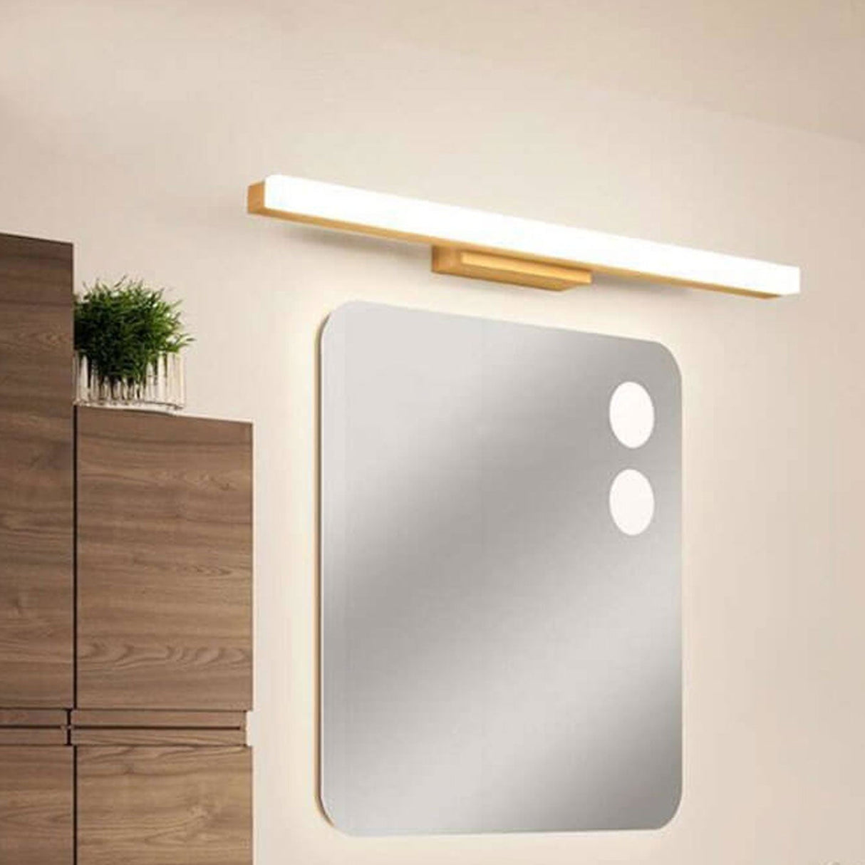 Nordic Minimalist LED Vanity Strip Wall Sconce – Sleek Modern Bath Light