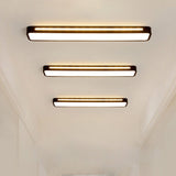 Nordic Minimalist Long LED Flush-Mount Ceiling Light — Sleek, Modern Ceiling Fixture