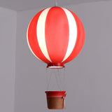 Scandinavian Modern 1-Light Hot Air Balloon Pendant Light, Iron & Acrylic